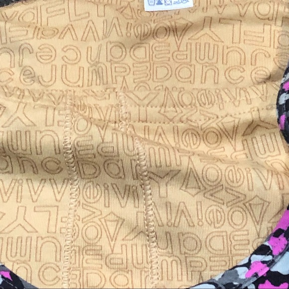 Ivivva Lululemon Athletica Power Y Tank Everlux Fuscia/Gray Snake Print *Size 14 - Picture 7 of 8